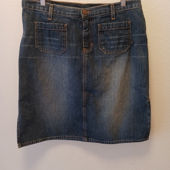 Abercrombie & Fitch Dresses & Skirts - Abercrombie & Fitch Womens Jean Skirt Sz 12 Made In USA